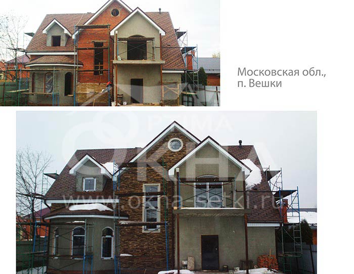 Пластиковые окна в дом заказать в Области